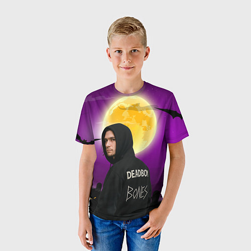 Детская футболка Deadboy Bones / 3D-принт – фото 3