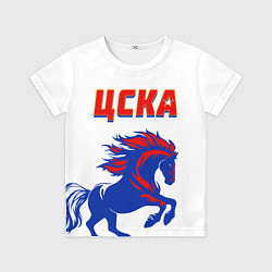 Футболка детская ФК ЦСКА навсегда, цвет: 3D-принт