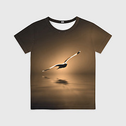 Футболка детская Летящая птица, цвет: 3D-принт