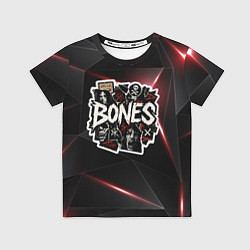 Детская футболка Bones logo stickers