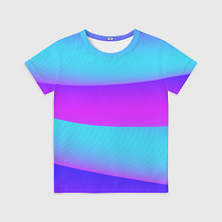 Футболка детская Неоновый прилив, цвет: 3D-принт