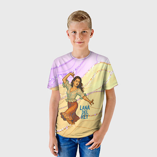Детская футболка Lana Del Rey танцует / 3D-принт – фото 3