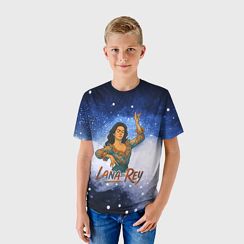 Детская футболка Lana Del Rey танцует / 3D-принт – фото 3