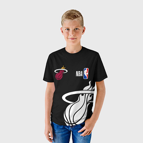 Детская футболка Miami Heat - NBA team / 3D-принт – фото 3