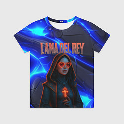 Футболка детская Lana Del Rey киберпанк, цвет: 3D-принт
