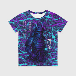 Футболка детская Призрак самурая - неновый арт, цвет: 3D-принт