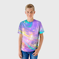 Футболка детская Волшебный мистический космос, цвет: 3D-принт — фото 2