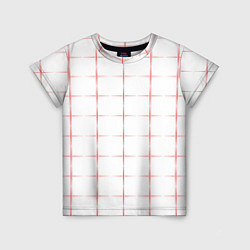 Футболка детская Color white red crosses, цвет: 3D-принт