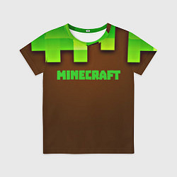 Футболка детская Minecraft forever, цвет: 3D-принт