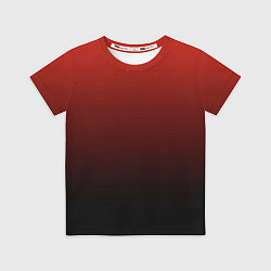 Футболка детская Red gradient, цвет: 3D-принт