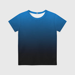 Футболка детская Blue gradient, цвет: 3D-принт