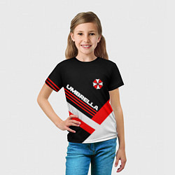 Футболка детская Umbrella - classic uniform, цвет: 3D-принт — фото 2