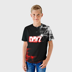 Футболка детская Dayz световые краски, цвет: 3D-принт — фото 2