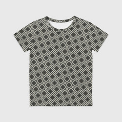 Футболка детская Текстура из ромбов, цвет: 3D-принт