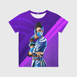 Футболка детская Fortnite Blue Jade, цвет: 3D-принт