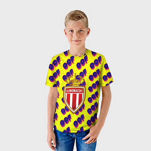 Детская футболка Monako off / 3D-принт – фото 3