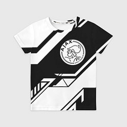 Футболка детская Ajax geometry black, цвет: 3D-принт