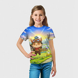 Футболка детская League of legends Тимо, цвет: 3D-принт — фото 2
