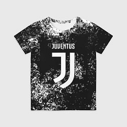 Футболка детская Ювентус брызги красок, цвет: 3D-принт