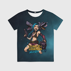 Футболка детская League of Legends Jinx, цвет: 3D-принт