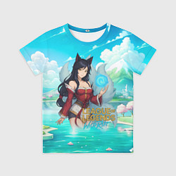 Футболка детская Ahri League of Legends, цвет: 3D-принт