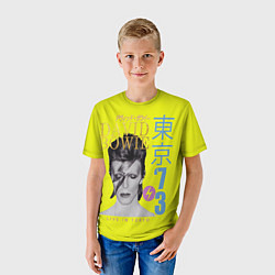 Футболка детская David Bowie 1973, цвет: 3D-принт — фото 2
