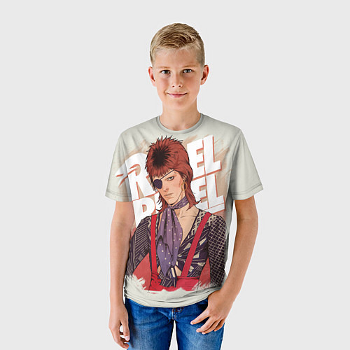Детская футболка David Bowie Rebel Rebel / 3D-принт – фото 3