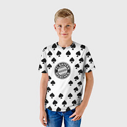 Футболка детская Bayern Mnchen пики, цвет: 3D-принт — фото 2
