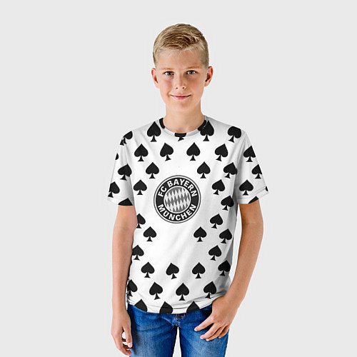 Детская футболка Bayern Mnchen пики / 3D-принт – фото 3