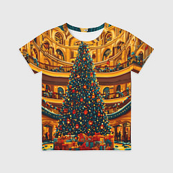 Футболка детская Московская новогодняя елка, цвет: 3D-принт