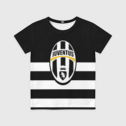 Футболка детская Juventus линии, цвет: 3D-принт