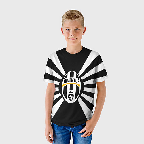 Детская футболка Ювентус линии / 3D-принт – фото 3