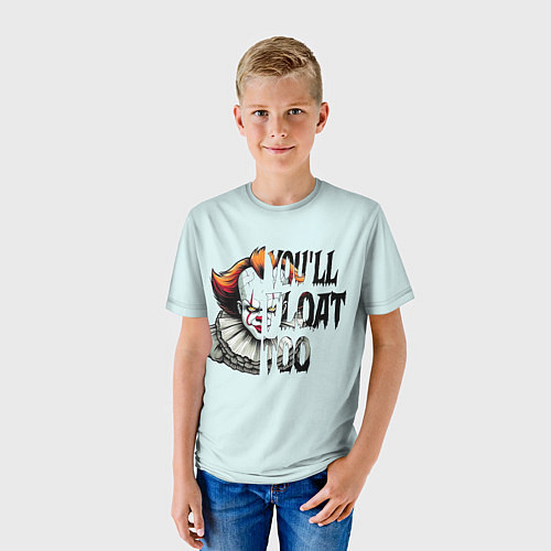 Детская футболка Клоун Пеннивайз / 3D-принт – фото 3