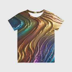 Детская футболка Сморщенные складочки жидкости