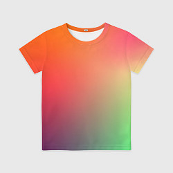Футболка детская Color multicolored, цвет: 3D-принт