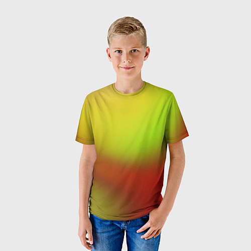 Детская футболка Color multicolored gradient / 3D-принт – фото 3