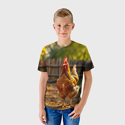 Детская футболка Золотой хранитель двора / 3D-принт – фото 3
