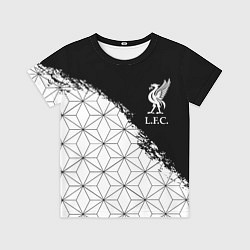 Детская футболка Liverpool краски текстура геометрия
