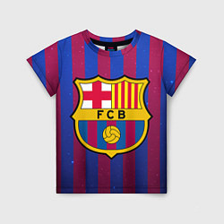 Футболка детская Barcelona, цвет: 3D-принт
