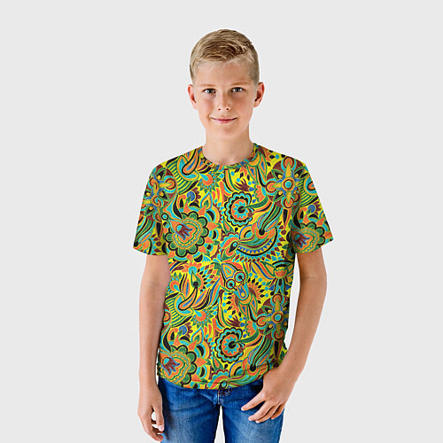 Детская футболка Узор / 3D-принт – фото 3