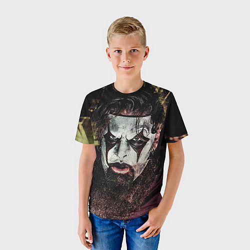 Детская футболка Slipknot Face / 3D-принт – фото 3