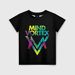 Футболка детская Mind Vortex Colour, цвет: 3D-принт