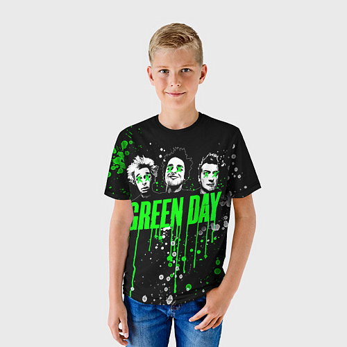 Детская футболка Green Day: Acid Colour / 3D-принт – фото 3