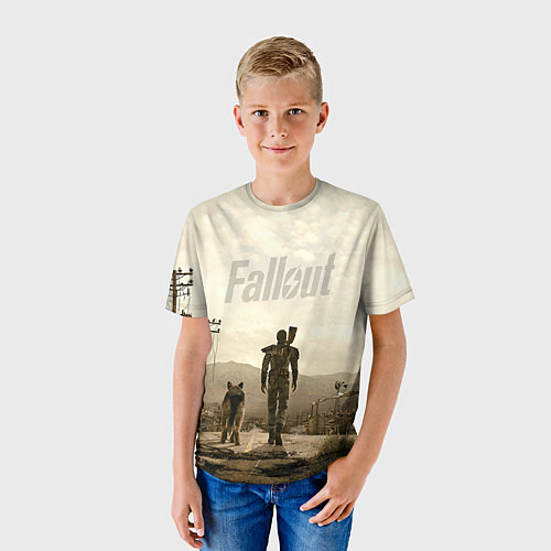 Детская футболка Fallout City / 3D-принт – фото 3