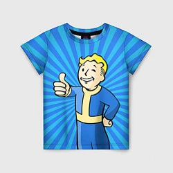 Футболка детская Fallout Blue, цвет: 3D-принт