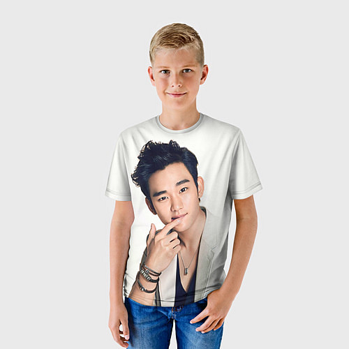Детская футболка Kim Soo-hyeon / 3D-принт – фото 3