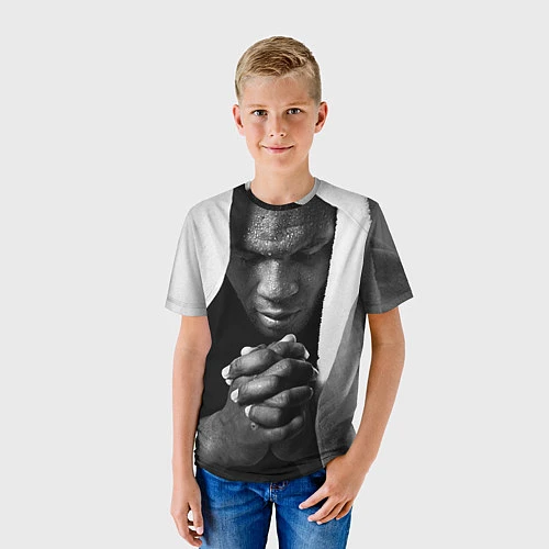 Детская футболка Майк Тайсон / 3D-принт – фото 3