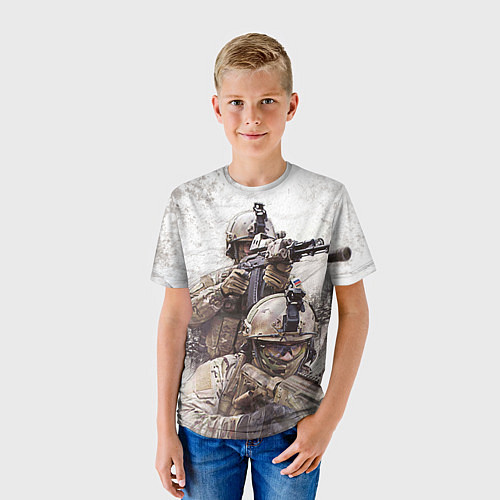 Детская футболка ФСБ Альфа / 3D-принт – фото 3