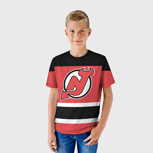 Детская футболка New Jersey Devils / 3D-принт – фото 3