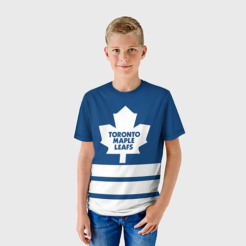 Детская футболка Toronto Maple Leafs / 3D-принт – фото 3